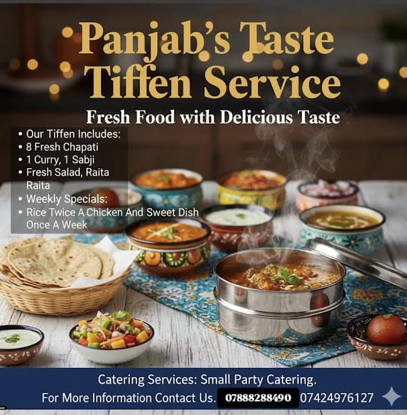 Panjab’s taste tiffin service